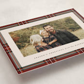 "Highland Holiday" - Holiday Cards in Antique by Olivia Kanaley Inman - Detail
