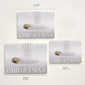 "merry" - Holiday Cards in Snowflake by Angela Thompson - Formats Available