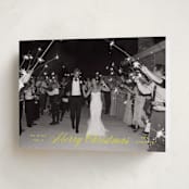 "classicly scripted" - Holiday Cards in Citron by Ellen Schlegelmilch - Folded Card