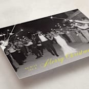 "classicly scripted" - Holiday Cards in Citron by Ellen Schlegelmilch - Detail