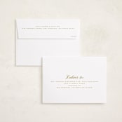 "classicly scripted" - Holiday Cards in Citron by Ellen Schlegelmilch - FREE Recipient Addressing