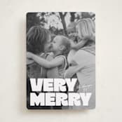 "Very Bold" - Holiday Cards in Snowflake by Jessie Steury - Front