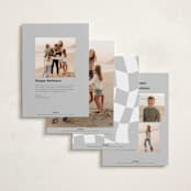 "Very Bold" - Holiday Cards in Snowflake by Jessie Steury - Back of Card Options