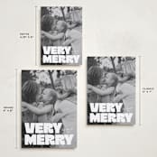 "Very Bold" - Holiday Cards in Snowflake by Jessie Steury - Formats Available
