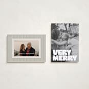 "Very Bold" - Holiday Cards in Snowflake by Jessie Steury - Photo Orientation Options