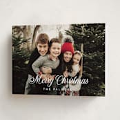"Come Together" - Holiday Cards in First Snow by Casey Miller - Folded Card
