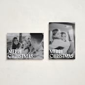 "Carper" - Holiday Cards in Snow by Tamara Hilje - Photo Orientation Options