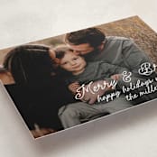 "Notes" - Holiday Cards in Snow by AK Graphics - Detail