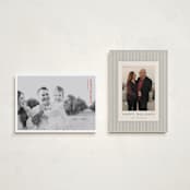 "Modern Postcard" - Holiday Cards in Berry by Wendy Chung - Photo Orientation Options