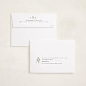 "Emblem" - Holiday Cards in Snow by Amy Kross - FREE Recipient Addressing