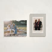 "Emblem" - Holiday Cards in Snow by Amy Kross - Photo Orientation Options