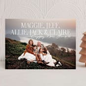 "Featured Names" - Holiday Cards in Stone by Lisa Assenmacher - Front