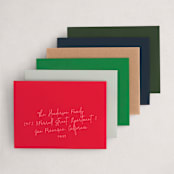 "Featured Names" - Holiday Cards in Stone by Lisa Assenmacher - Premium Envelope Options