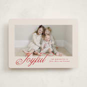 "Mina" - Holiday Cards in Berry by Pati Cascino - Front