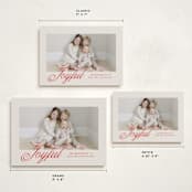 "Mina" - Holiday Cards in Berry by Pati Cascino - Formats Available