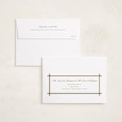 "Elegant overlap" - Holiday Cards in Golden by Stacey Meacham - FREE Recipient Addressing