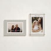 "Elegant overlap" - Holiday Cards in Golden by Stacey Meacham - Photo Orientation Options