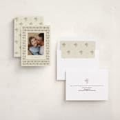 "Hollys' Bouquet" - Holiday Cards in Holly Berry by Junebloom - Assembled