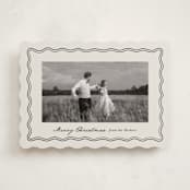 "Wavy Vintage" - Holiday Cards in Eggnog by Brianne Larsen - Front