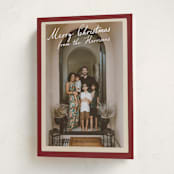 "Vintage photo card" - Holiday Cards in Berry by Maja Cunningham - Folded Card