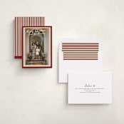 "Vintage photo card" - Holiday Cards in Berry by Maja Cunningham - Assembled