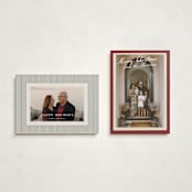 "Vintage photo card" - Holiday Cards in Berry by Maja Cunningham - Photo Orientation Options