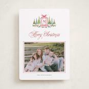 "Crestendo" - Holiday Cards in Wreath by Petra Kern - Front