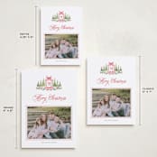 "Crestendo" - Holiday Cards in Wreath by Petra Kern - Formats Available