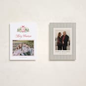 "Crestendo" - Holiday Cards in Wreath by Petra Kern - Photo Orientation Options