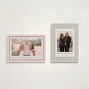 "Wicker" - Holiday Cards in Eggnog by Amy Kross - Photo Orientation Options