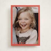 "the portrait" - Holiday Cards in Holly by Kasia Labocki - Front