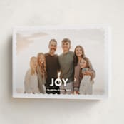 "Joy Scallop" - Holiday Cards in Snow by Stephanie Hawkes - Folded Card