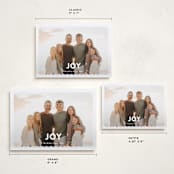 "Joy Scallop" - Holiday Cards in Snow by Stephanie Hawkes - Formats Available