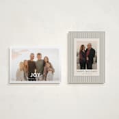 "Joy Scallop" - Holiday Cards in Snow by Stephanie Hawkes - Photo Orientation Options
