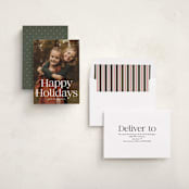 "Big Holiday serif" - Holiday Cards in Snow by Jackie Crawford - Assembled
