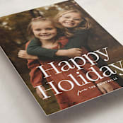 "Big Holiday serif" - Holiday Cards in Snow by Jackie Crawford - Detail