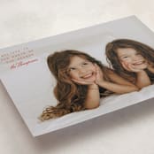 "Believe" - Holiday Cards in Cranberry by Heather Schertzer - Detail