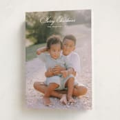 "Weston" - Holiday Cards in Cotton by Amy Kross - Folded Card