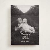 "Warm Winter Wishes" - Holiday Cards in Vanilla by Ani Somi - Front