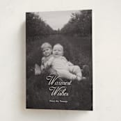 "Warm Winter Wishes" - Holiday Cards in Vanilla by Ani Somi - Folded Card