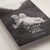 "Warm Winter Wishes" - Holiday Cards in Vanilla by Ani Somi - Detail