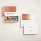 "Lightly Scripted" - Holiday Cards in Holly Berry by Cass Loh - Assembled