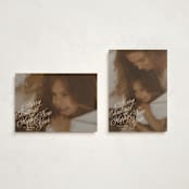 "Scripted Note" - Holiday Cards in Champagne by Baumbirdy - Photo Orientation Options