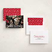"Outline" - Holiday Cards in Starlight by Jessie Steury - Assembled
