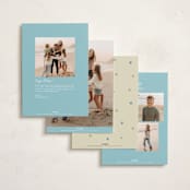 "the stars" - Holiday Cards in Wintermint by Helena Vitto - Back of Card Options