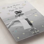"the stars" - Holiday Cards in Wintermint by Helena Vitto - Detail