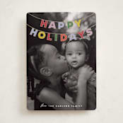 "Candy Garland" - Holiday Cards in Gumdrops by Maria Alou - Front