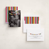 "Candy Garland" - Holiday Cards in Gumdrops by Maria Alou - Assembled