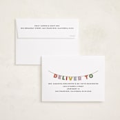 "Candy Garland" - Holiday Cards in Gumdrops by Maria Alou - FREE Recipient Addressing