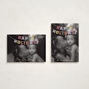 "Candy Garland" - Holiday Cards in Gumdrops by Maria Alou - Photo Orientation Options
